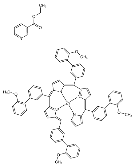 1261271-63-9 structure, C80H61N5O6Zn++