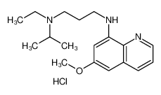 N1-乙基-N3-(6-甲氧基-8-喹啉)-N1-(1-甲基乙基)-1,3-丙二胺盐酸盐