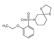 9-(2-ethoxyphenyl)sulfonyl-1,4-dithia-9-azaspiro[4.5]decane