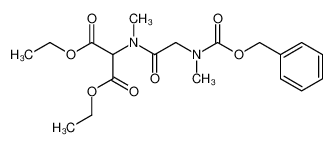 ethyl N-[N-benzyloxycarbonylsarcosyl]-2-ethoxycarbonylsarcosinate 865879-16-9