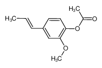 1-Acetoxy-2-methoxy-4-(1-propenyl)benzene 93-29-8