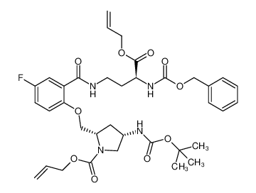1266100-05-3 structure, C36H45FN4O10