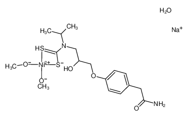 1133716-67-2 structure, C17H31N2NaNiO6S2