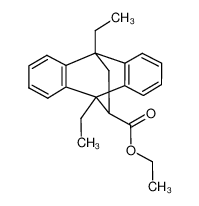 ethyl 9,10-diethyl-9,10-dihydro-9,10-ethanoanthracene-11-carboxylate 113160-81-9