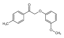 2-(3-methoxyphenoxy)-1-(4-methylphenyl)ethanone 60904-48-5