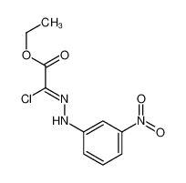 ethyl (2Z)-2-chloro-2-[(3-nitrophenyl)hydrazinylidene]acetate 37522-27-3