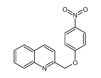 2-[(4-nitrophenoxy)methyl]quinoline 107813-50-3