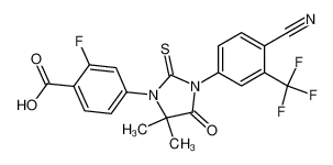 Enzalutamide Carboxylic acid 1242137-15-0