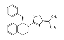 (S)-2-((R)-1-benzyl-3,4-dihydroisoquinolin-2(1H)-yl)-4-isopropyl-4,5-dihydrooxazole 102922-33-8