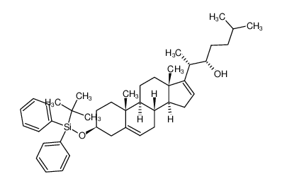 (2S,3S)-2-((3S,8R,9S,10R,13S,14S)-3-((tert-butyldiphenylsilyl)oxy)-10,13-dimethyl-2,3,4,7,8,9,10,11,12,13,14,15-dodecahydro-1H-cyclopenta[a]phenanthren-17-yl)-6-methylheptan-3-ol 219906-43-1