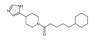 5-Cyclohexyl-1-[4-(1H-imidazol-5-yl)-1-piperidinyl]-1-pentanone