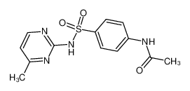 N-[4-[[(4-甲基-2-嘧啶基)氨基]磺酰基]苯基]-乙酰胺