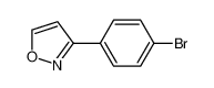 3-(4-bromophenyl)-1,2-oxazole 13484-04-3