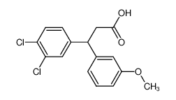 3-(3,4-dichlorophenyl)-3-(3-methoxyphenyl)propionic acid 321525-41-1