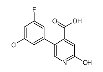5-(3-chloro-5-fluorophenyl)-2-oxo-1H-pyridine-4-carboxylic acid 1261921-81-6