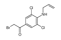 2-bromo-1-[3,5-dichloro-4-(prop-2-enylamino)phenyl]ethanone 82165-05-7