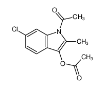 (1-acetyl-6-chloro-2-methylindol-3-yl) acetate 5446-24-2