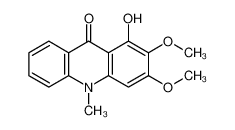1-hydroxy-2,3-dimethoxy-10-methylacridin-9-one 5489-57-6