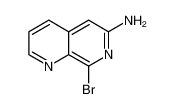 8-BROMO-1,7-NAPHTHYRIDIN-6-AMINE 5912-35-6