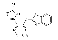 O-(1,3-benzothiazol-2-yl) (2Z)-2-(2-amino-1,3-thiazol-4-yl)-2-methoxyiminoethanethioate 959246-33-4