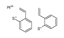 2-ethenylbenzenethiolate,platinum(2+) 62669-15-2