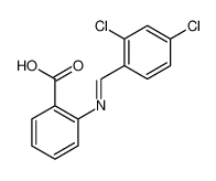 2-[(2,4-dichlorophenyl)methylideneamino]benzoic acid 71936-93-1