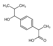 2-[4-(1-Hydroxy-2-methylpropyl)phenyl]propanoic acid 53949-53-4