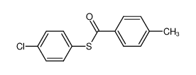 S-4-chlorophenyl 4-methylbenzothioate 39248-93-6