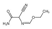 ethyl N-(2-amino-1-cyano-2-oxoethyl)methanimidate 37842-62-9