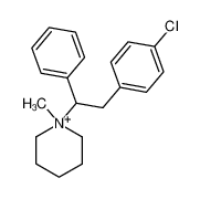 1-(2-(4-chlorophenyl)-1-phenylethyl)-1-methylpiperidin-1-ium