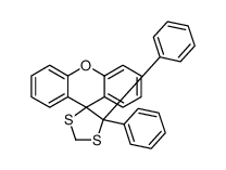 5,5-diphenylspiro[1,3-dithiolane-4,9'-xanthene]