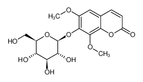 异嗪皮啶 7-O-beta-D-葡萄糖苷