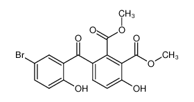 1345115-78-7 structure, C17H13BrO7