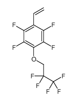 1-ethenyl-2,3,5,6-tetrafluoro-4-(2,2,3,3,3-pentafluoropropoxy)benzene 121247-90-3