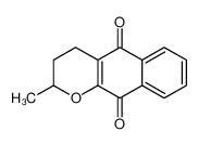 2-methyl-3,4-dihydro-2H-benzo[g]chromene-5,10-dione 64418-77-5