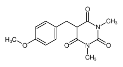5-(4-methoxybenzyl)-1,3-dimethylpyrimidine-2,4,6-trione 114656-99-4