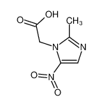 2-(2-甲基-5-硝基咪唑-1-基)乙酸图片