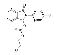 (+/-)-7-(2-chloroethyloxycarbonyloxy)-6-(5-chloropyridin-2-yl)-6,7-dihydro-5H-pyrrolo[3,4-b]pyrazin-5-one 508169-17-3