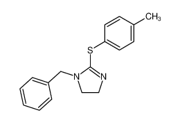 1-benzyl-2-(4-methylphenylthio)-4,5-dihydroimidazole 128993-58-8