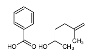 benzoic acid,5-methylhex-5-en-2-ol 113124-14-4