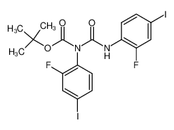 tert-Butyl 2-fluoro-4-iodophenyl(2-fluoro-4-iodophenylcarbamoyl)carbamate 98%