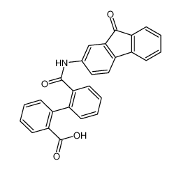 2-[2-[(9-oxofluoren-2-yl)carbamoyl]phenyl]benzoic acid