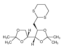 4-(2,2-二甲基-1,3-二氧戊环-4-基)-5-(1,3-二噻烷-2-基甲基)-2,2-二甲基-1,3-二氧戊环