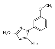 2-(3-methoxyphenyl)-5-methyl-2H-pyrazol-3-ylamine 92721-94-3