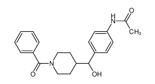 1-benzoyl-4-[(4-acetamidophenyl)hydroxymethyl]piperidine 136482-11-6