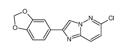 2-(1,3-苯并二氧代-5-基)-6-氯咪唑并[1,2-b]吡嗪