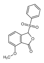 3-(benzenesulfonyl)-7-methoxy-3H-2-benzofuran-1-one 65131-09-1