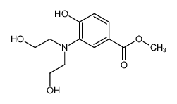 3-[bis-(2-hydroxy-ethyl)-amino]-4-hydroxy-benzoic acid methyl ester 52177-52-3