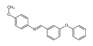 N-(4-methoxyphenyl)-1-(3-phenoxyphenyl)methanimine 285561-79-7