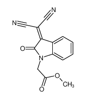 methyl 2-[3-(dicyanomethylidene)-2-oxoindol-1-yl]acetate 5790-97-6